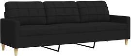 vidaXL 3 Sitzer Sofa, Polstersofa Couch mit