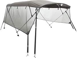 vidaXL 4 Bow Bimini Top mit Mesh-Seitenteilen,