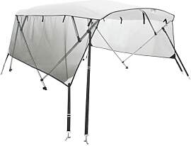 vidaXL 4 Bow Bimini Top mit Mesh-Seitenteilen,