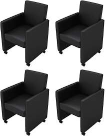 vidaXL 4 Cocktailsessel Sessel Stuhlgruppe