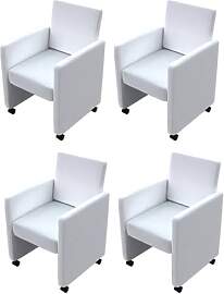 vidaXL 4 Cocktailsessel Sessel Stuhlgruppe