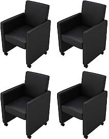 vidaXL 4 Cocktailsessel Sessel Stuhlgruppe