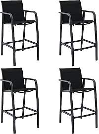 vidaXL 4X Garten Barstuhl Barhocker Gartenstuhl
