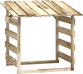 vidaXL 4X Kiefernholz Imprägniert Pergola mit