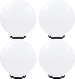 vidaXL 4x LED Gartenleuchte Kugelleuchte