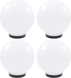 vidaXL 4x LED Gartenleuchte Kugelleuchte
