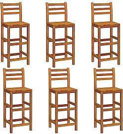 vidaXL 6X Barhocker Küchenhocker Barstuhl