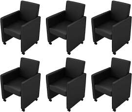 vidaXL 6X Esszimmerstuhl Sessel Essstuhl