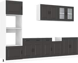 vidaXL 7-TLG. Küchenschrank-Set Kalmar Schwarz