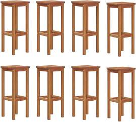 vidaXL 8X Barhocker Küchenhocker Barstuhl