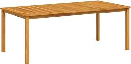 vidaXL Akazie Massiv Gartentisch 200x100cm