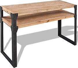 vidaXL Akazie Massiv Konsolentisch 120x40x85cm