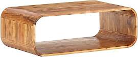 vidaXL Akazienholz Massiv Couchtisch mit 1