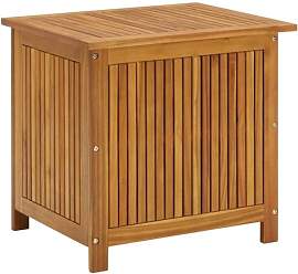 vidaXL Akazienholz Massiv Garten Aufbewahrungsbox