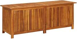 vidaXL Akazienholz Massiv Gartenbox Auflagenbox
