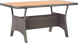 vidaXL Akazienholz Massiv Gartentisch Garten