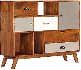 vidaXL Akazienholz Massiv Sideboard