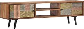 vidaXL Akazienholz Massiv TV Schrank