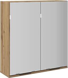 vidaXL Bad-Spiegelschrank Artisan-Eiche 64x20x66,5 