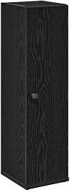 vidaXL Badezimmerschrank mit Rollenhalter Schwarz