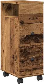 vidaXL Badschrank, Badezimmerschrank Schmal mit