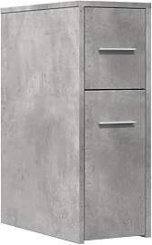 vidaXL Badschrank, Badezimmerschrank Schmal mit