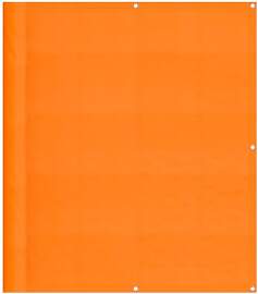vidaXL Balkon-Sichtschutz Orange 120x700 cm 100%