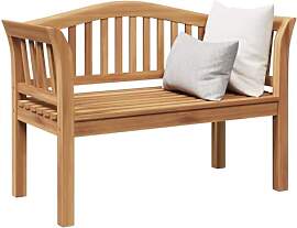 vidaXL Bank Braun 120 x 53,5 x 85 cm Massivholz