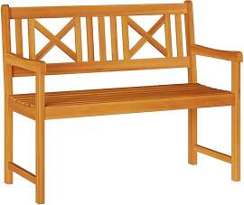 vidaXL Bank Outdoor Natur 110 x 56 x 90 cm