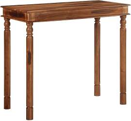 vidaXL Bartisch 120x60x107 cm Massivholz Akazie,