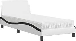 vidaXL Bett, Polsterbett mit Matratze Dover für
