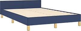vidaXL Bettgestell, Polsterbett Bett mit Kopfteil, 
