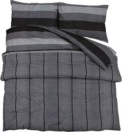 vidaXL Bettwäsche Set, Bettbezug in elegantem