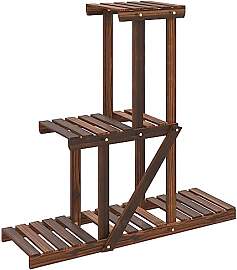 vidaXL Blumenständer, Pflanzenregal Holz,