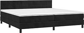 vidaXL Boxspringbett, Bett mit Matratze Kopfteil