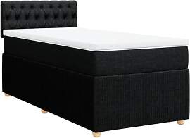 vidaXL Boxspringbett, Einzelbett mit Matratze