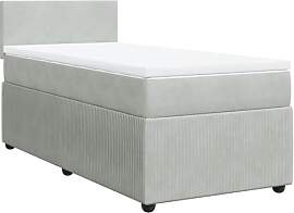 vidaXL Boxspringbett, Einzelbett mit Matratze