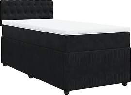vidaXL Boxspringbett, Einzelbett mit Matratze