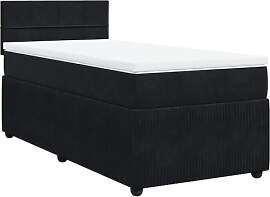 vidaXL Boxspringbett, Einzelbett mit Matratze