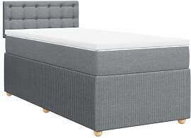 vidaXL Boxspringbett, Einzelbett mit Matratze