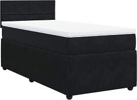 vidaXL Boxspringbett, Einzelbett mit Matratze