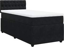 vidaXL Boxspringbett, Einzelbett mit Matratze