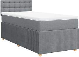 vidaXL Boxspringbett, Einzelbett mit Matratze