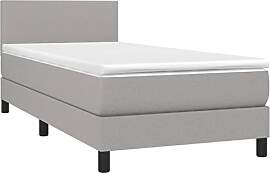 vidaXL Boxspringbett mit Matratze Bett Einzelbett