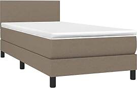vidaXL Boxspringbett mit Matratze Bett Einzelbett
