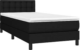 vidaXL Boxspringbett mit Matratze Bett Einzelbett