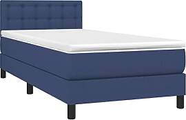 vidaXL Boxspringbett mit Matratze Bett Einzelbett