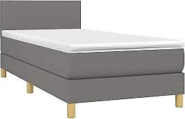 vidaXL Boxspringbett mit Matratze Bett Einzelbett