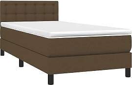 vidaXL Boxspringbett mit Matratze Bett Einzelbett