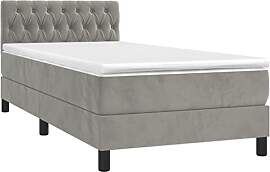 vidaXL Boxspringbett mit Matratze Bett Polsterbett 